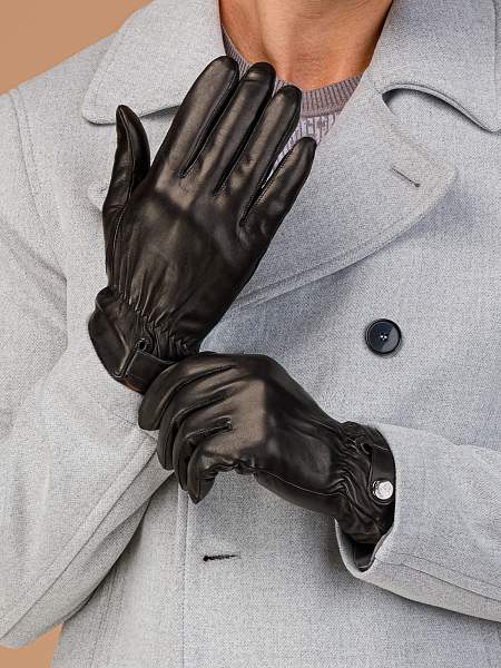 Перчатки мужские ш+каш. TOUCH IS91145 black Eleganzza, Артикул: TOUCH IS91145-85_01-00023 фото №1