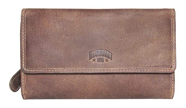 Кошелек женский KLONDIKE «Donna», натуральная кожа в светло-коричневом цвете, 18 х 10,5 х 3 см KD1031-02 KLONDIKE 1896, Артикул: KD1031-02 фото №1