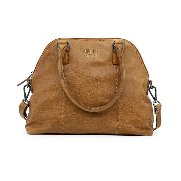 Сумка женская KLONDIKE DIGGER «Ella», натуральная кожа в коньячном цвете, 35 x 28,5 x 12,5 см KD1059-04 KLONDIKE 1896, Артикул: KD1059-04 фото №1
