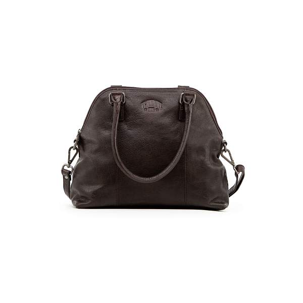 Сумка женская KLONDIKE DIGGER «Ella», натуральная кожа в темно-коричневом цвете, 35 x 28,5 x 12,5 см KD1059-03 KLONDIKE 1896, Артикул: KD1059-03 фото №1