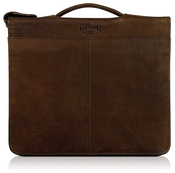 Папка для документов KLONDIKE «Ben», натуральная кожа в темно-коричневом цвете, 33 х 22,5 х 2,5 см KD1036-03 KLONDIKE 1896, Артикул: KD1036-03 фото №1