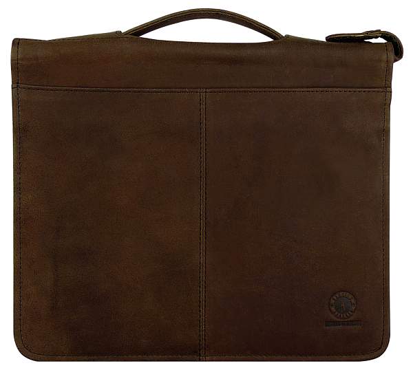 Папка для документов KLONDIKE «Ben», натуральная кожа в темно-коричневом цвете, 33 х 22,5 х 2,5 см KD1036-03 KLONDIKE 1896, Артикул: KD1036-03 фото №1