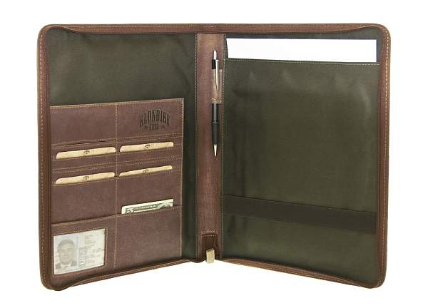 Папка для документов KLONDIKE «Bruce», натуральная кожа в светло-коричневом цвете,33 х 22,5 х 2,5 см KD1033-02 KLONDIKE 1896, Артикул: KD1033-02 фото №1