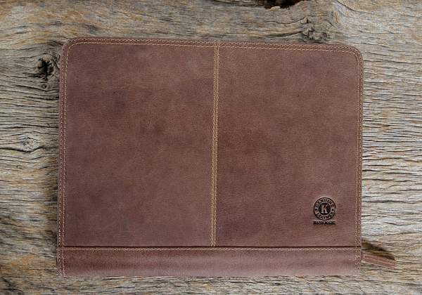 Папка для документов KLONDIKE «Bruce», натуральная кожа в светло-коричневом цвете,33 х 22,5 х 2,5 см KD1033-02 KLONDIKE 1896, Артикул: KD1033-02 фото №1