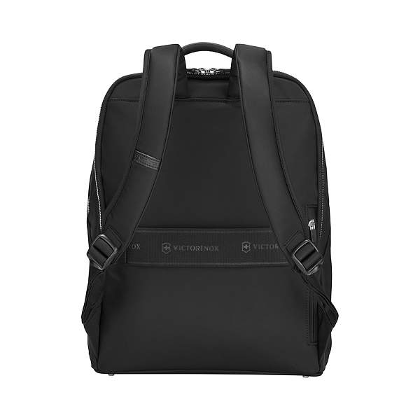 Рюкзак VICTORINOX Victoria Signature Deluxe Backpack, черный, нейлон/кожа, 32x18x39 см 612201 Victorinox, Артикул: 612201 фото №1