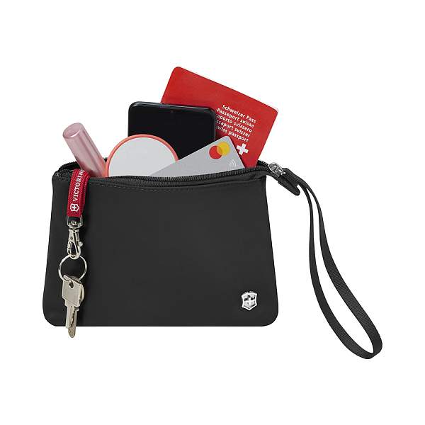 Рюкзак VICTORINOX Victoria Signature Deluxe Backpack, черный, нейлон/кожа, 32x18x39 см 612201 Victorinox, Артикул: 612201 фото №1