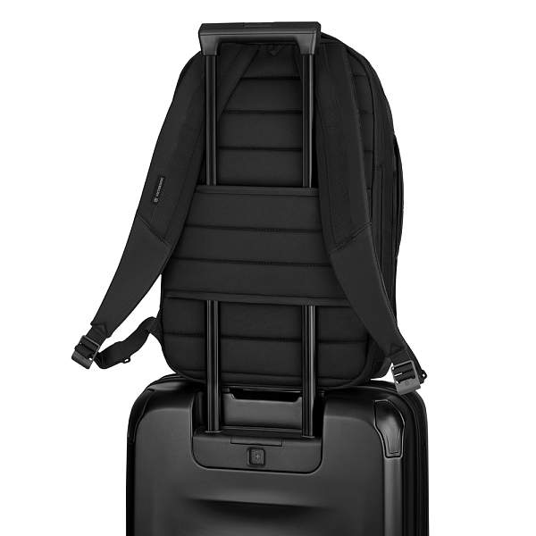 Рюкзак VICTORINOX Altmont Deluxe Travel Laptop 15'', чёрный, полиэфирная ткань, 30x26x46 см, 25 л 602155 Victorinox, Артикул: 602155 фото №1