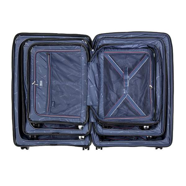 Комплект Чемоданов черный Verage GM19006WII 20/24/29 Black Verage, Артикул: GM19006WII 20/24/29 Black фото №1