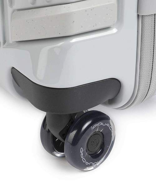 Чемодан для ручной клади из поликарбоната Piquadro BV4425POP/BI белый Piquadro, Артикул: BV4425POP/BI фото №1