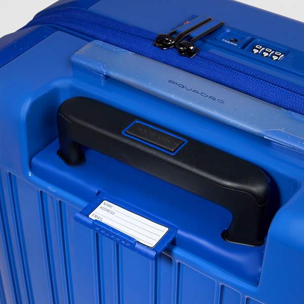 Чемодан для ручной клади из поликарбоната Piquadro BV4425POP/BLU синий Piquadro, Артикул: BV4425POP/BLU фото №1