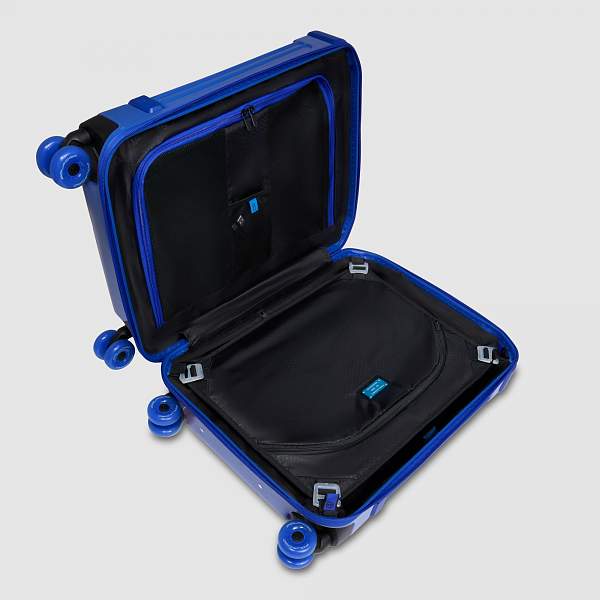 Чемодан для ручной клади из поликарбоната Piquadro BV4425POP/BLU синий Piquadro, Артикул: BV4425POP/BLU фото №1