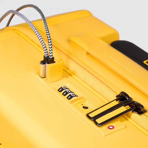 Чемодан для ручной клади из поликарбоната Piquadro BV4425POP/G желтый Piquadro, Артикул: BV4425POP/G фото №1