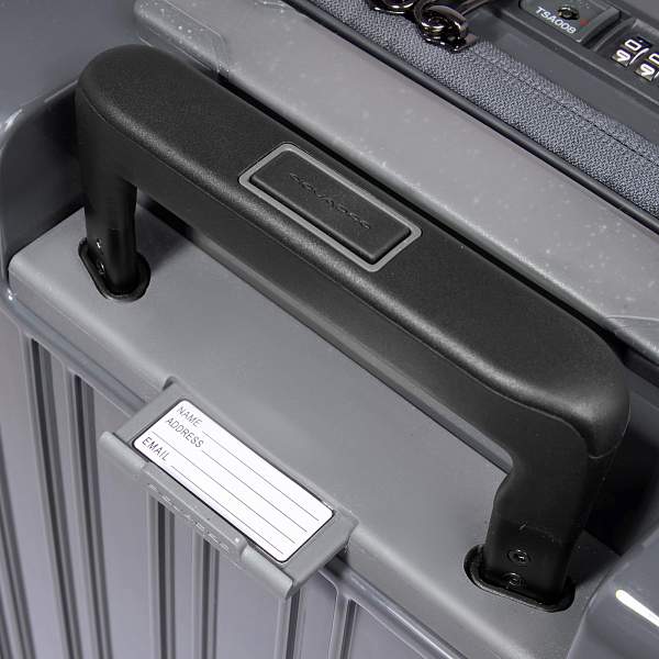 Чемодан для ручной клади из поликарбоната Piquadro BV4425POP/GR серый Piquadro, Артикул: BV4425POP/GR фото №1