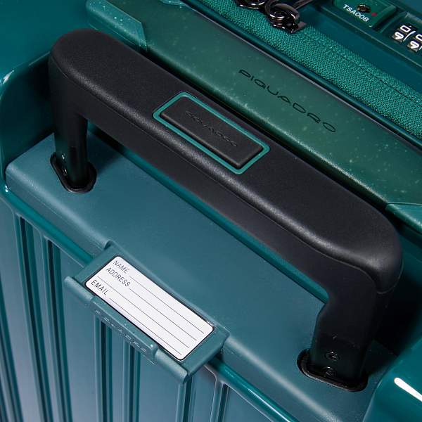 Чемодан для ручной клади из поликарбоната Piquadro BV4425POP/VE зелёный Piquadro, Артикул: BV4425POP/VE фото №1