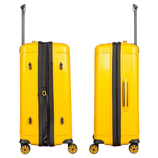 Чемодан-тележка жёлтый Verage GM22019WS II 25 yellow Verage, Артикул: GM22019WS II 25 yellow фото №1
