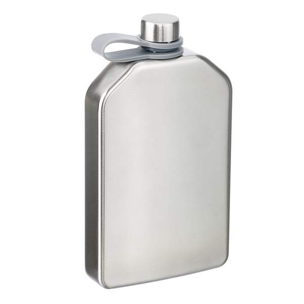 Фляга S.Quire 0,24 л, сталь, серебристая, матовая SP801-8 S.QUIRE, Артикул: SP801-8 фото №1
