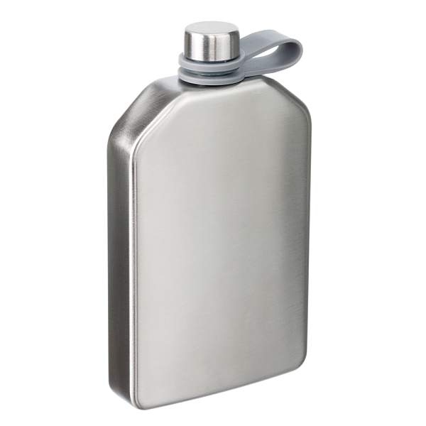 Фляга S.Quire 0,24 л, сталь, серебристая, матовая SP801-8 S.QUIRE, Артикул: SP801-8 фото №1