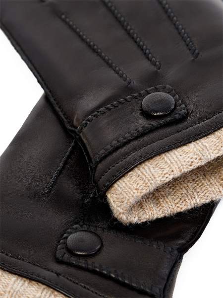 Перчатки мужские ш+каш. OS01755 black Eleganzza, Артикул: OS01755-9_01-000401 фото №1