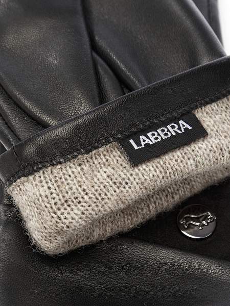 Перчатки жен п/ш LB-2417 black Labbra, Артикул: LB-2417-6_01-000510 фото №1