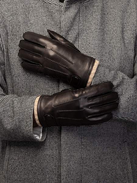 Перчатки мужские ш+каш. OS01755 black Eleganzza, Артикул: OS01755-8_01-000401 фото №1