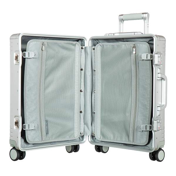 Чемодан-тележка серебристый металлик Verage GM20025W19 silver Verage, Артикул: GM20025W19 silver фото №1