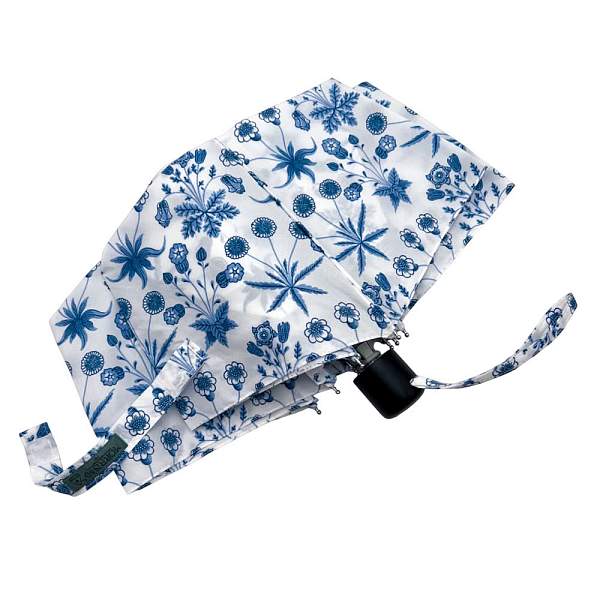 L907-4528 Daisy Blue Ivory (Голубые цветы) Зонт женский механика Morris Co Fulton Fulton, Артикул: L907-4528 фото №1