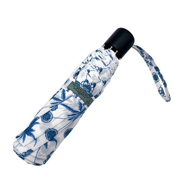 L907-4528 Daisy Blue Ivory (Голубые цветы) Зонт женский механика Morris Co Fulton Fulton, Артикул: L907-4528 фото №1