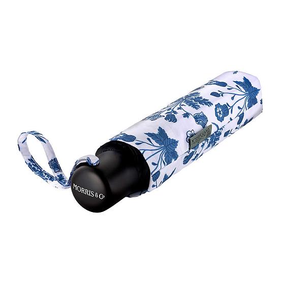 L907-4528 Daisy Blue Ivory (Голубые цветы) Зонт женский механика Morris Co Fulton Fulton, Артикул: L907-4528 фото №1