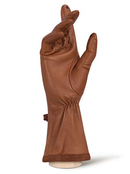 Перчатки женские ш+каш. TOUCH F-IS0060 cognac Eleganzza, Артикул: TOUCH F-IS0060-65_01-0001 фото №1