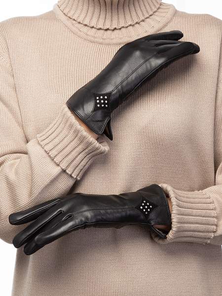 Перчатки жен п/ш LB-0116 black Labbra, Артикул: LB-0116-85_01-00040 фото №1