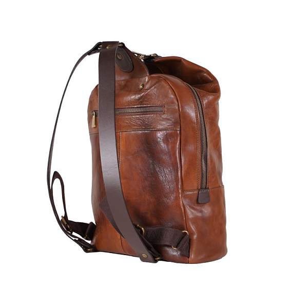 Кожаный рюкзак Chiarugi 54024 marr Chiarugi, Артикул: 54024 marr фото №1