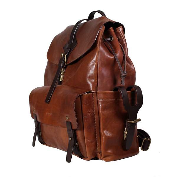 Кожаный рюкзак Chiarugi 54023 marr Chiarugi, Артикул: 54023 marr фото №1