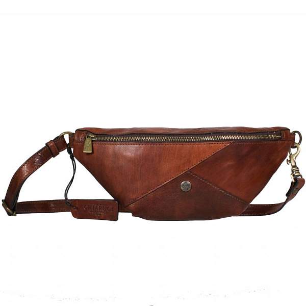 Сумка на пояс Chiarugi из натуральной кожи 52019 marr Chiarugi, Артикул: 52019 marr фото №1