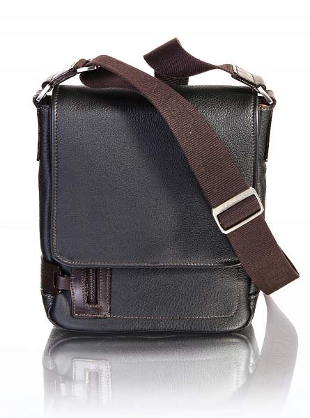 Мужская сумка Chiarugi через плечо 72658 nero Chiarugi, Артикул: 72658 nero фото №1