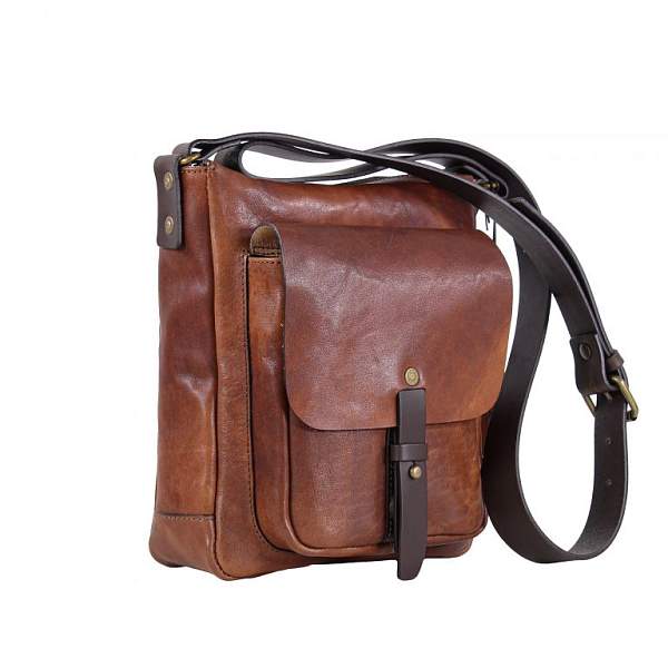 Сумка через плечо Chiarugi из натуральной кожи 52004 marr Chiarugi, Артикул: 52004 marr фото №1