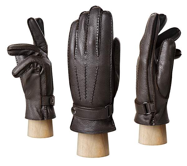 Перчатки мужские 100% ш HS419 brown Eleganzza, Артикул: HS419-8_00111298 фото №1