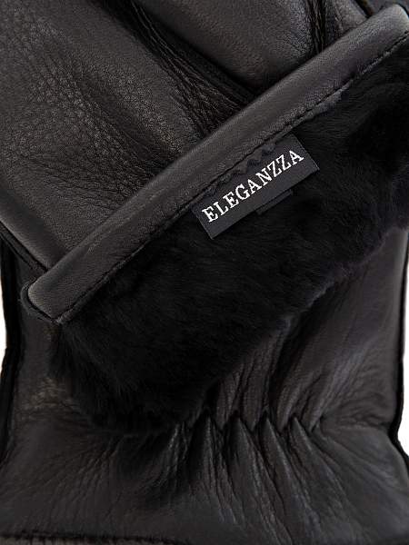 Перчатки мужские н/м мутон OS627 black Eleganzza, Артикул: OS627-8_01-000105 фото №1