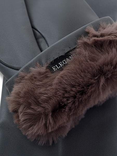 Рукавицы женские н/м крол IS129 grey Eleganzza, Артикул: IS129-65_01-00040 фото №1