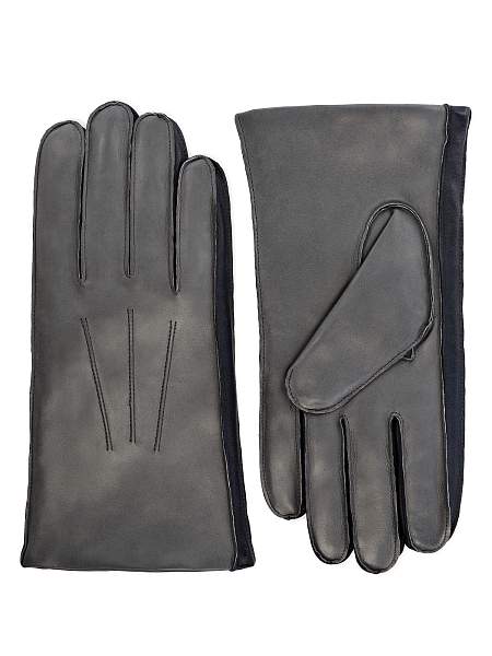 Перчатки мужские ш+каш. OS00109 d.grey/navy Eleganzza, Артикул: OS00109-8_01-000409 фото №1