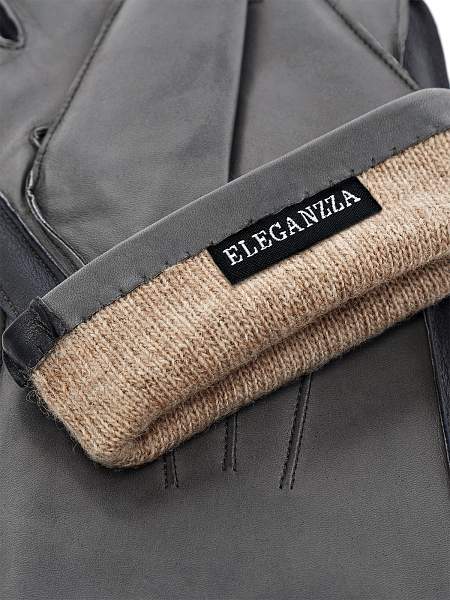 Перчатки мужские ш+каш. OS00109 d.grey/navy Eleganzza, Артикул: OS00109-8_01-000409 фото №1