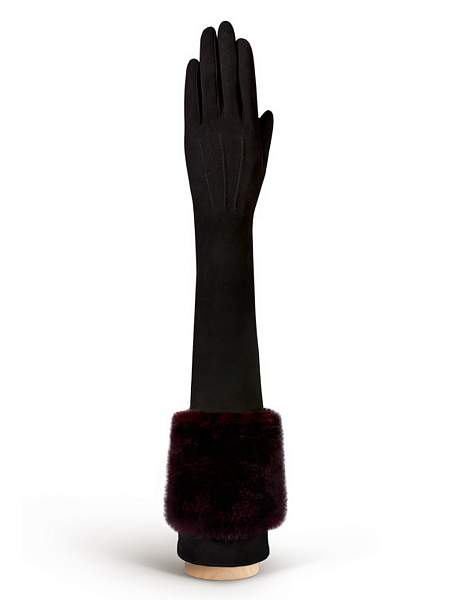 Перчатки женские ш/п IS02029 black/bordo Eleganzza, Артикул: IS02029-6_00121582 фото №1