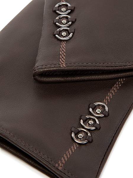 Перчатки женские ш+каш. IS02805-sh d.brown Eleganzza, Артикул: IS02805-sh-7_01-000401 фото №1