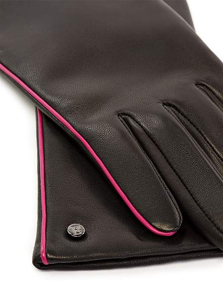 Перчатки женские ш+каш. IS01080 black/fuchsia Eleganzza, Артикул: IS01080-8_01-000409 фото №1