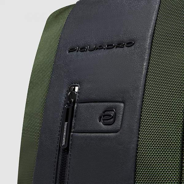 Рюкзак Piquadro CA6383BR2/VE2 из нейлона и кожи Piquadro, Артикул: CA6383BR2/VE2 фото №1