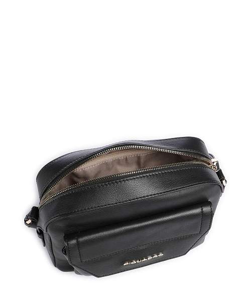 Женская сумка через плечо Piquadro BD6468W92/N кожаная чёрная Piquadro, Артикул: BD6468W92/N фото №1