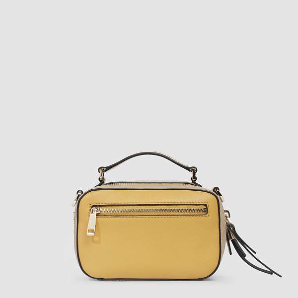 Женская сумка через плечо Piquadro BD6655W92/GBE кожаная жёлтая Piquadro, Артикул: BD6655W92/GBE фото №1