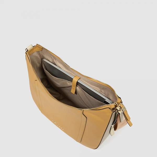 Женская сумка Piquadro BD6657W92/GBE кожаная жёлтая Piquadro, Артикул: BD6657W92/GBE фото №1