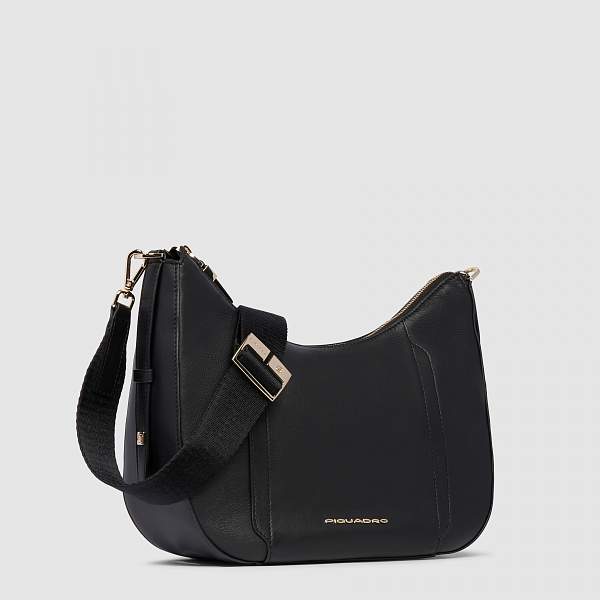 Женская сумка Piquadro BD6657W92/N кожаная чёрная Piquadro, Артикул: BD6657W92/N фото №1