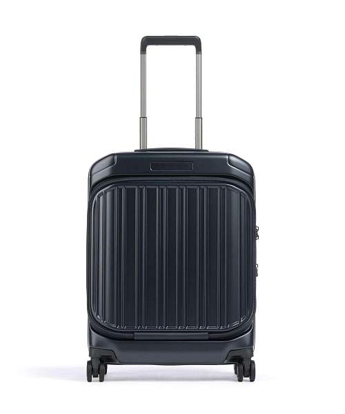 Чемодан для ручной клади из поликарбоната Piquadro BV4426PQL/BLUO матовый синий Piquadro, Артикул: BV4426PQL/BLUO фото №1