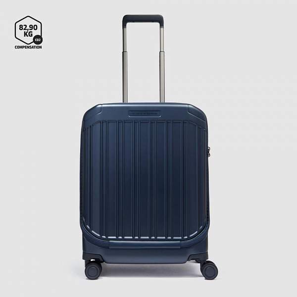 Чемодан для ручной клади из поликарбоната Piquadro BV6700PQL/BLUO матовый синий Piquadro, Артикул: BV6700PQL/BLUO фото №1